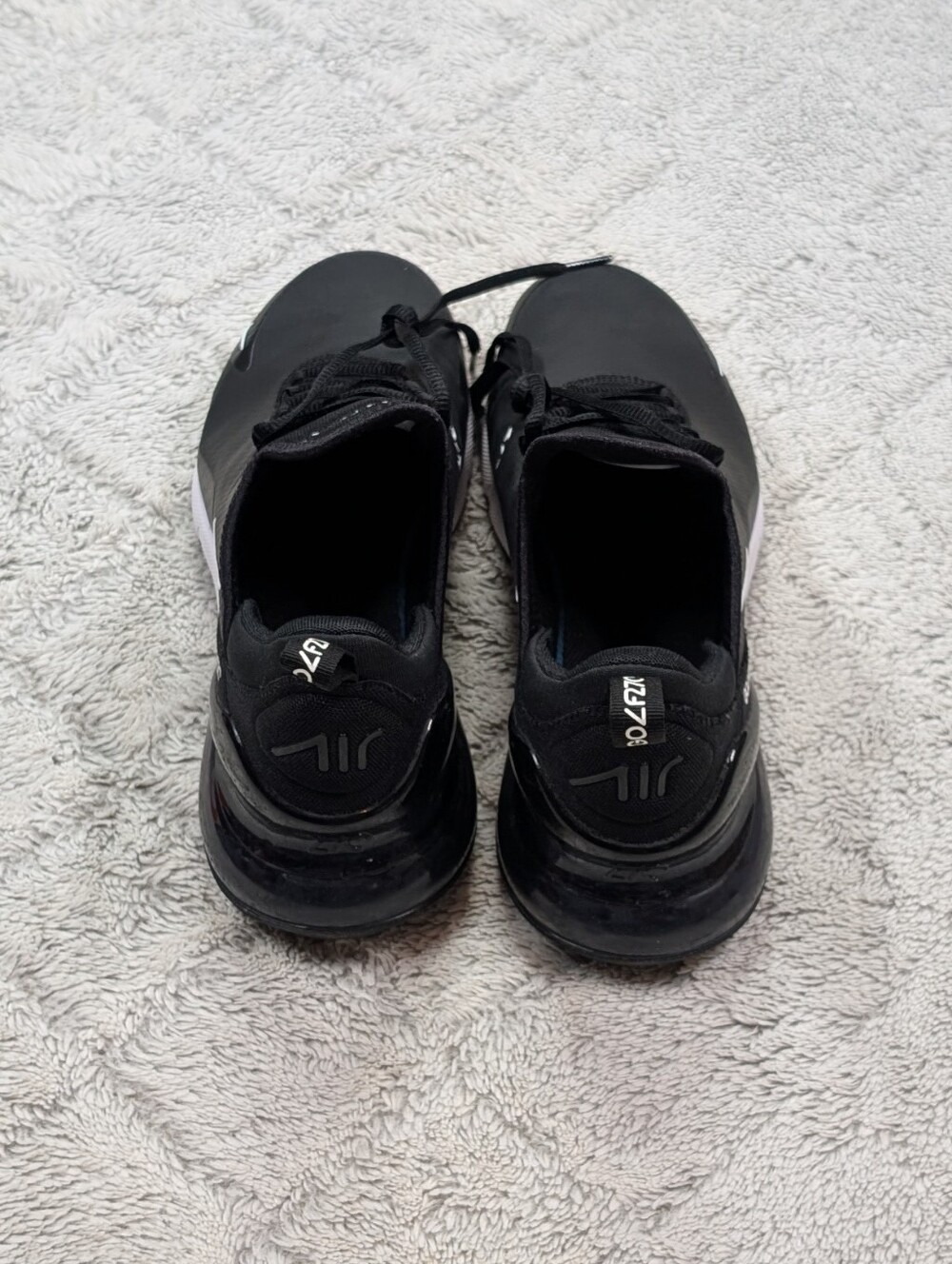 Nike Air Max 270 Black White Golf Sneakers Mens Size 8.5 CK6483-001 NEW - Picture 4 of 7